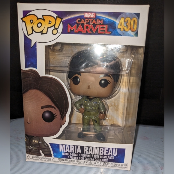 Captain Marvel Maria Rambeau Funko Pop - Picture 1 of 2